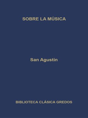 cover image of Sobre la música